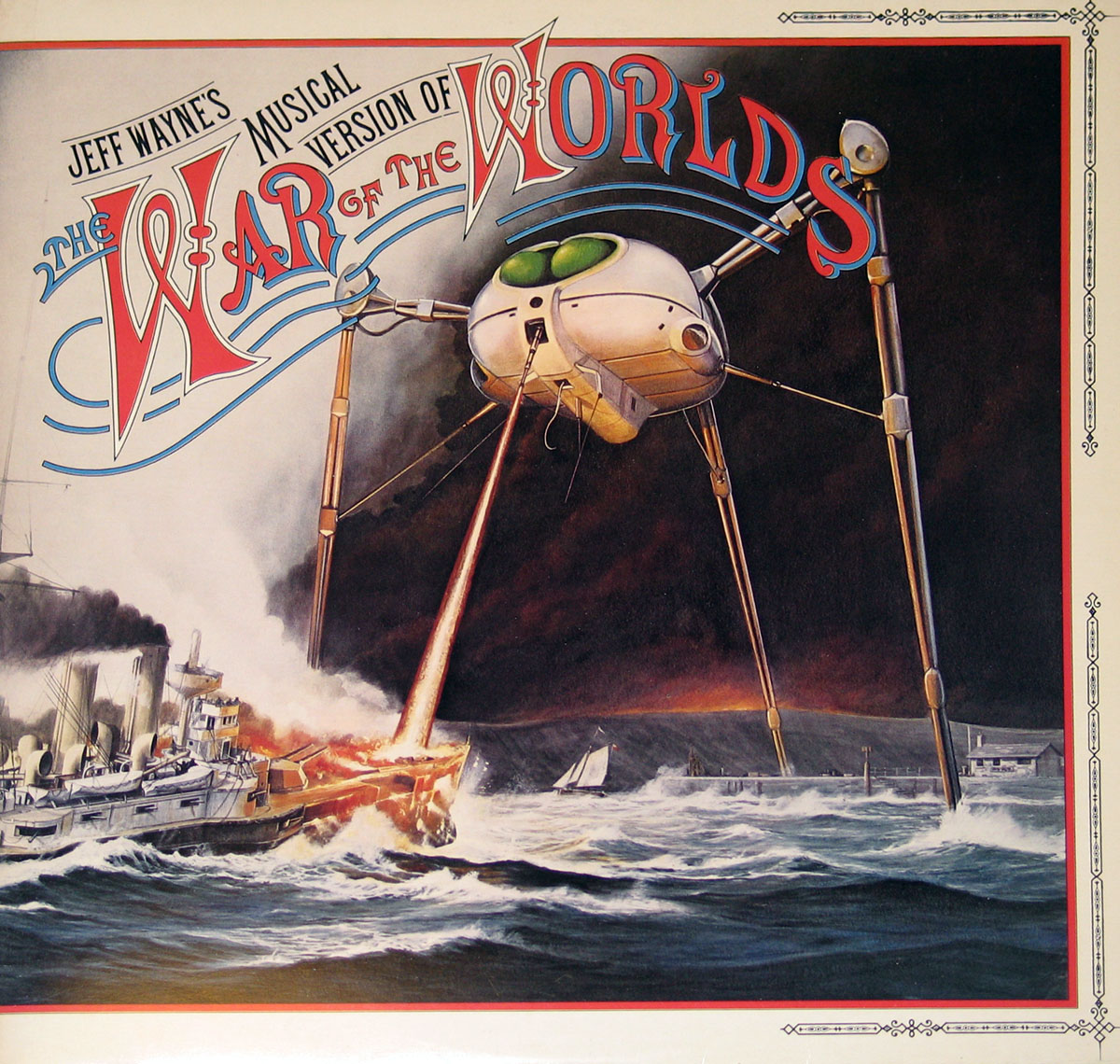 High Resolution Photo Jeff Wayne War of the Worlds Vinyl Record